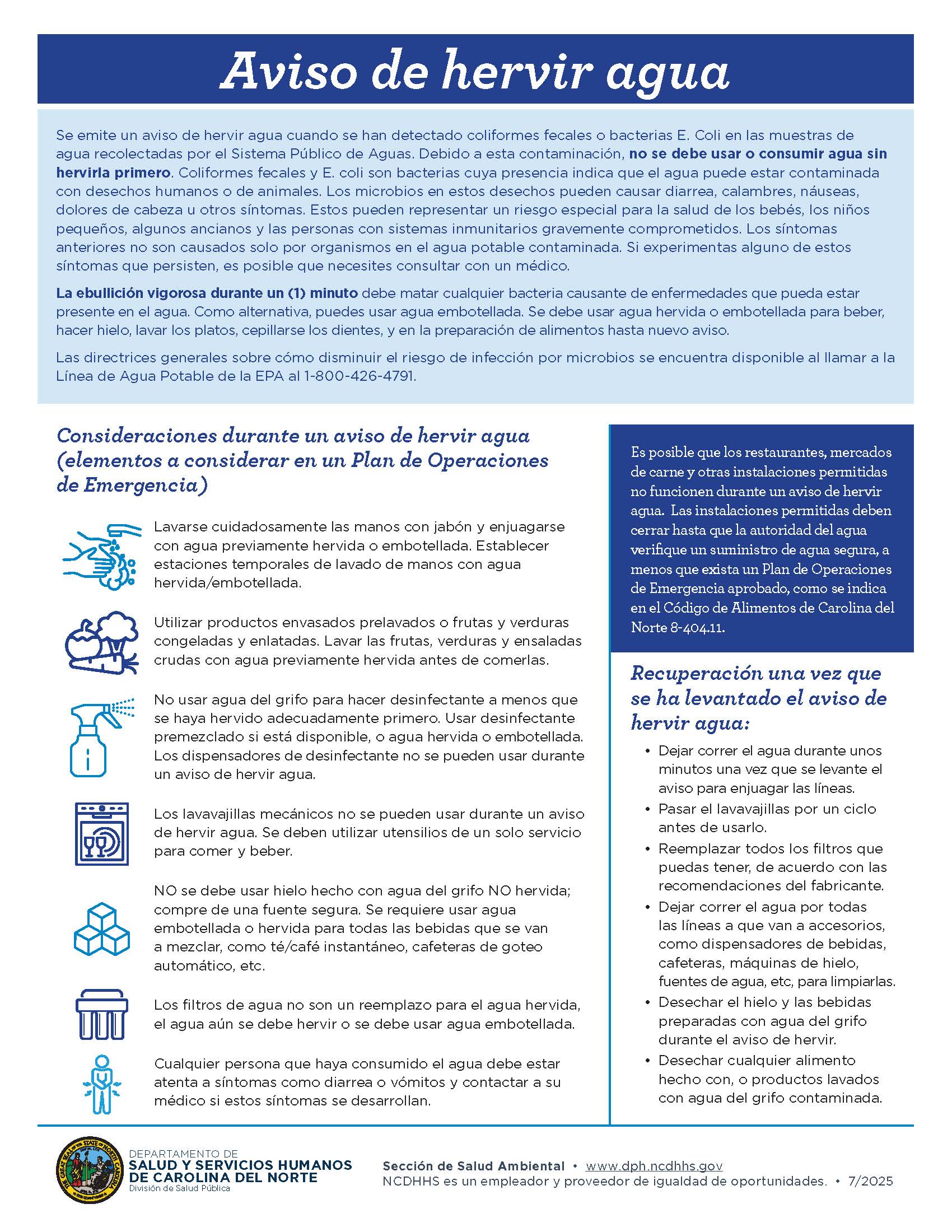 Boil Notice Spanish Boil Notice Spanish