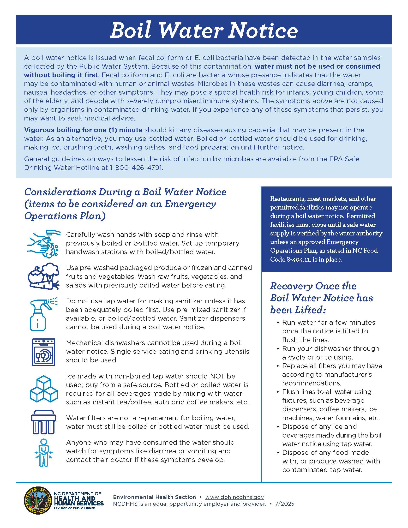 Boil Water FAQ Boil Water FAQ