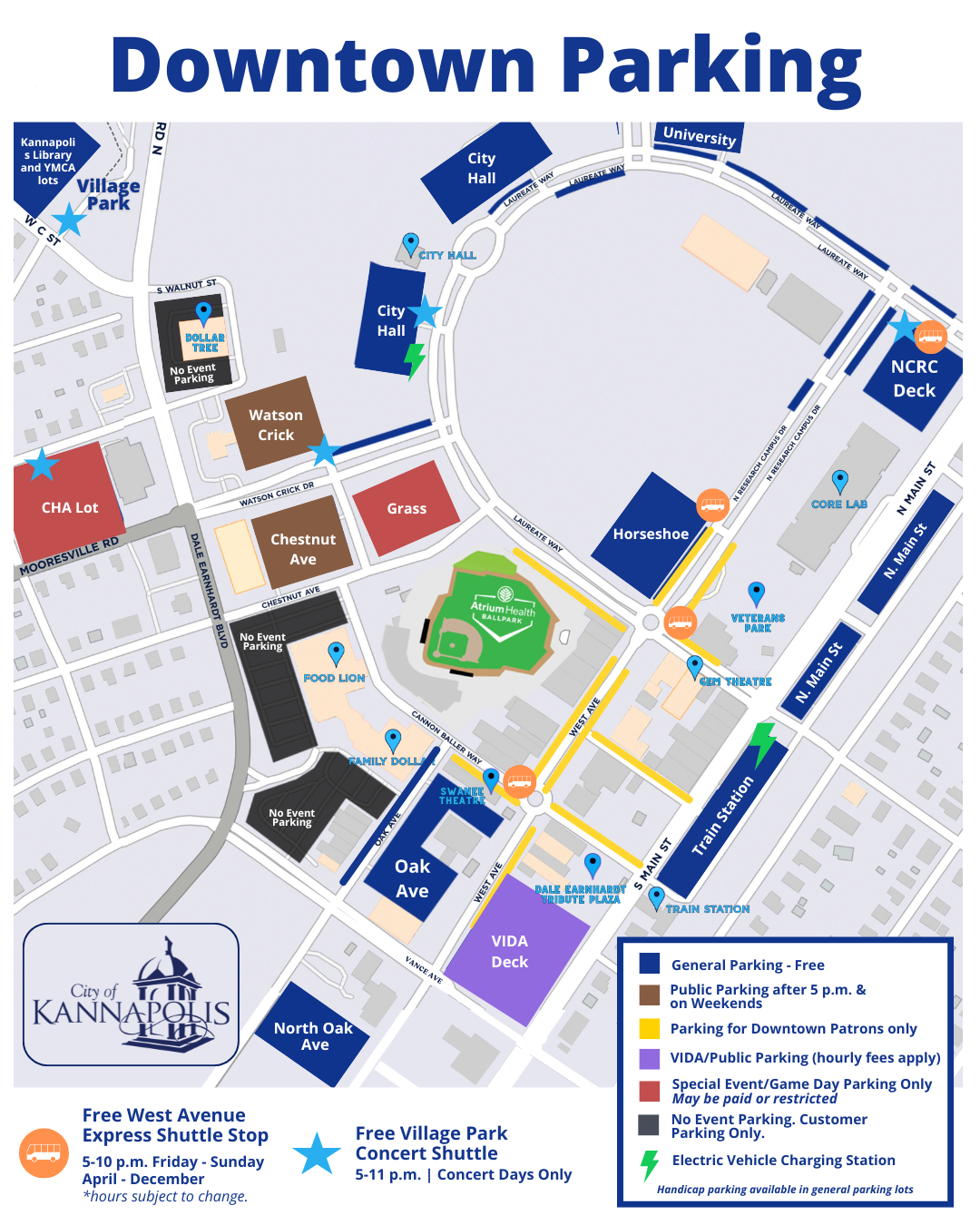 Downtown map Downtown map